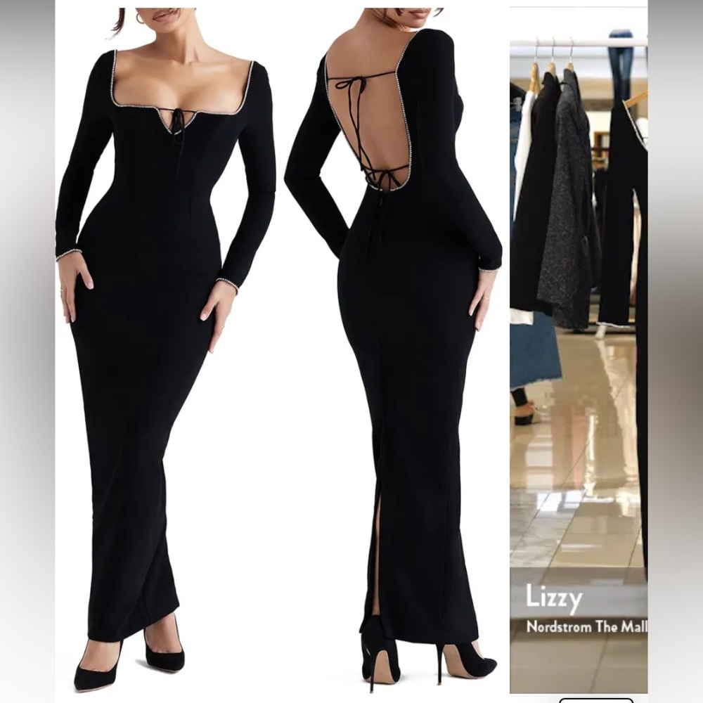 House of cb embellished dress